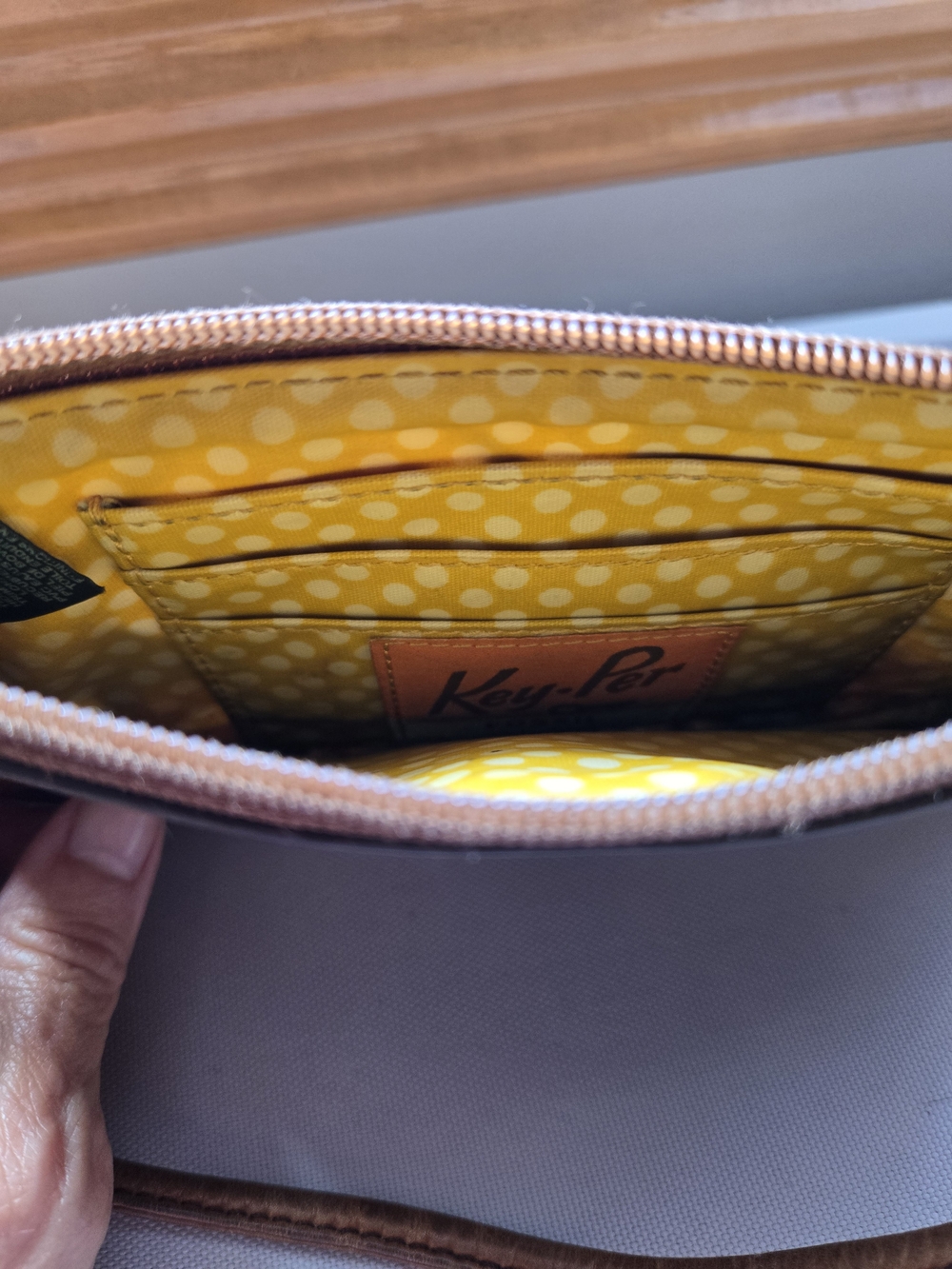 Fossil Keeper Set Crossboday, Wristlet And Zippered Wallet - Picture 7 of 15